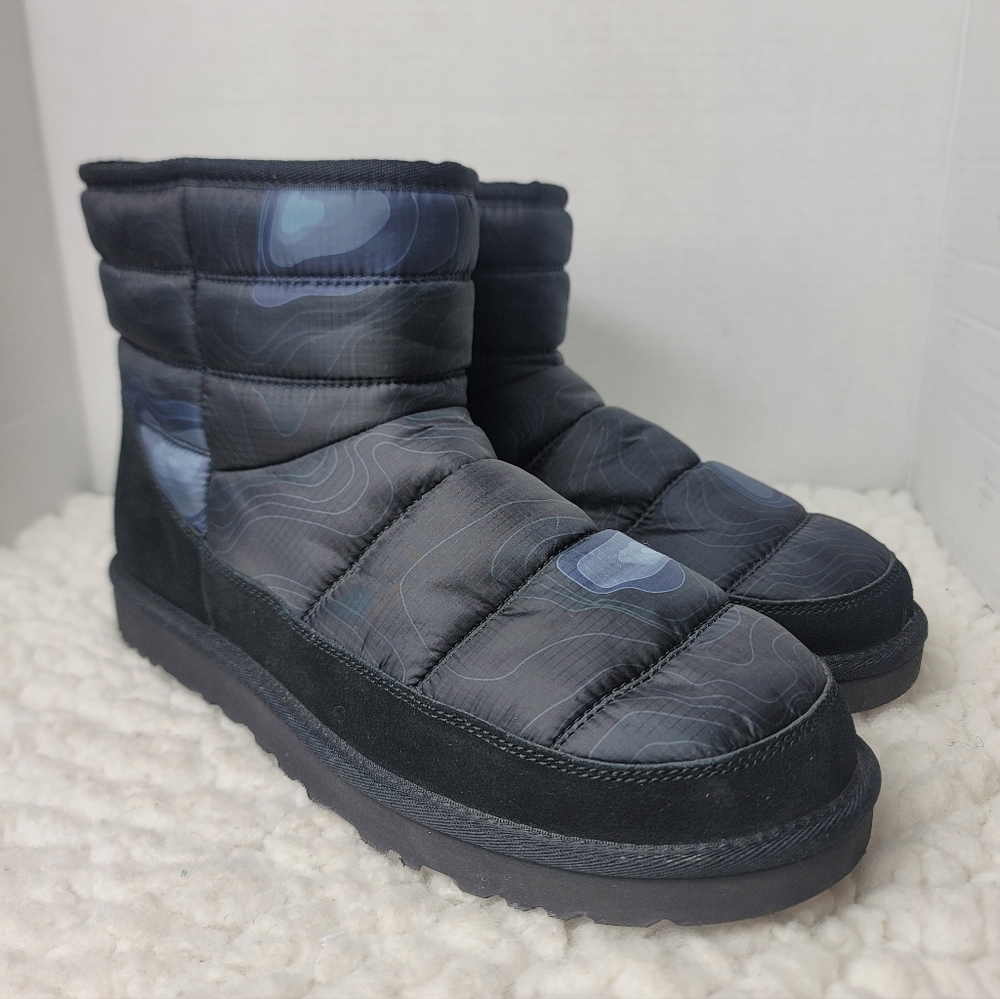 UGG Classic Mini LTA Cali Topo Desert Night Mens 11 Quilted Winter Boots 1134852